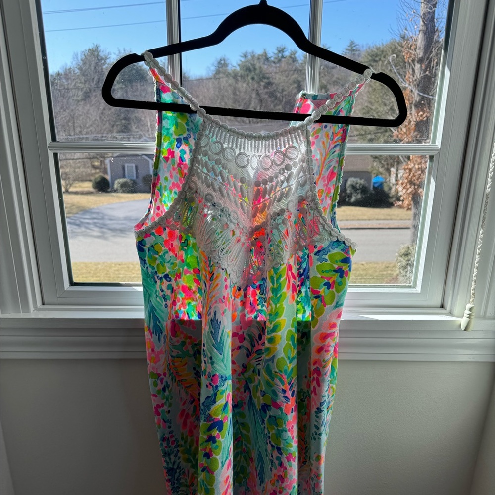 Lilly Pulitzer A-line colorful dress!